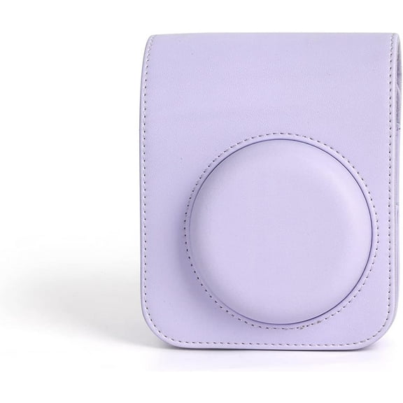 Elitegadget Case Cover for Fujifilm Instax Mini 12 Instant Camera, PU Bag Cover with Removable Strap Camera Case for Fujifilm Instax Mini 12 (Lilac)
