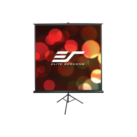 Elite Tripod Series T85UWS1 - Projection screen with tripod - 85" (85 in) - 1:1 - Matte White - black