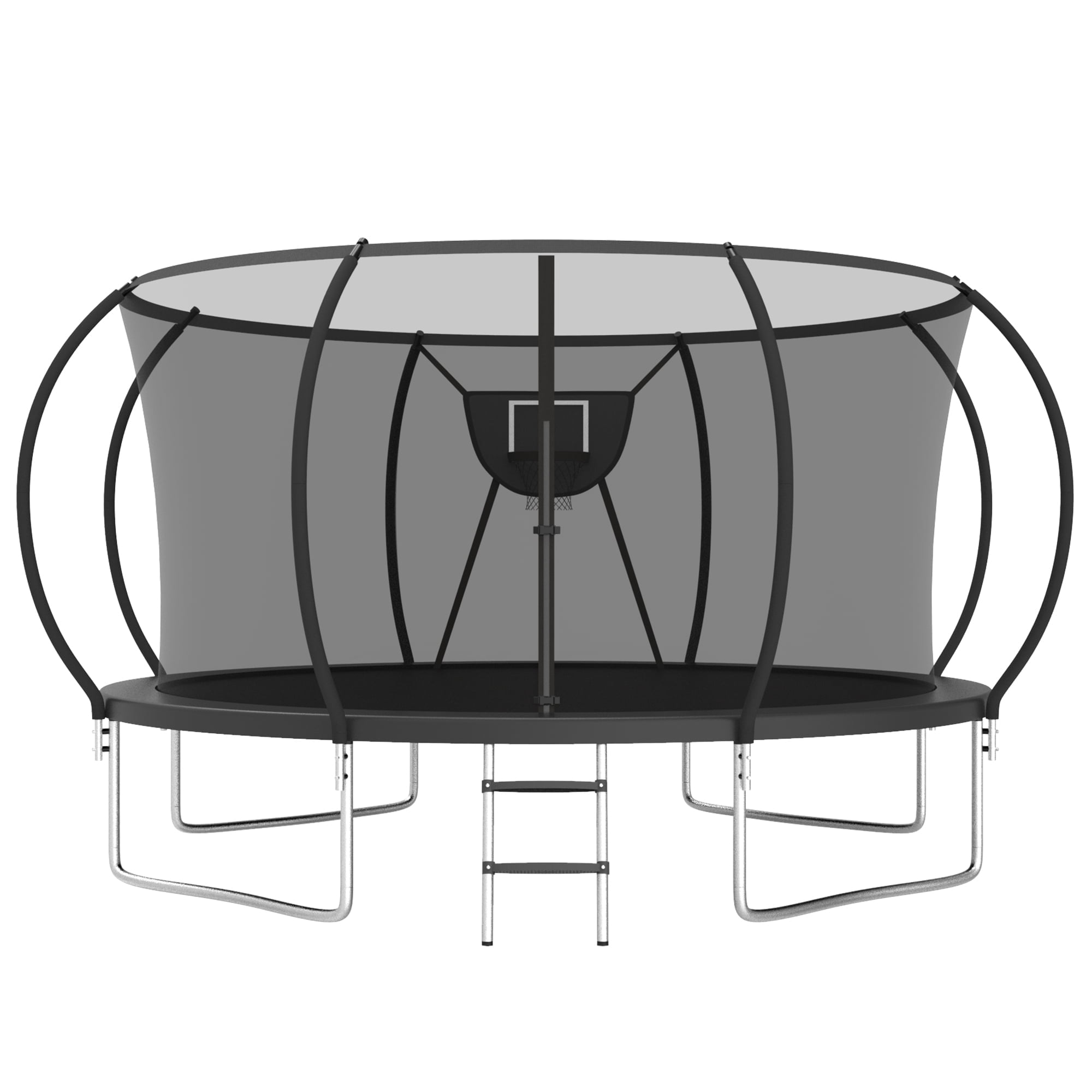 Elitezip Trampoline 14FT Trampoline for Kids and Adults, 1500LBS Heavy Duty Trampoline with