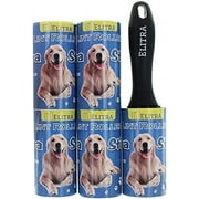 Elitra Extra Sticky Pet Lint Roller & 4 Refill Packs, 450 Sheets