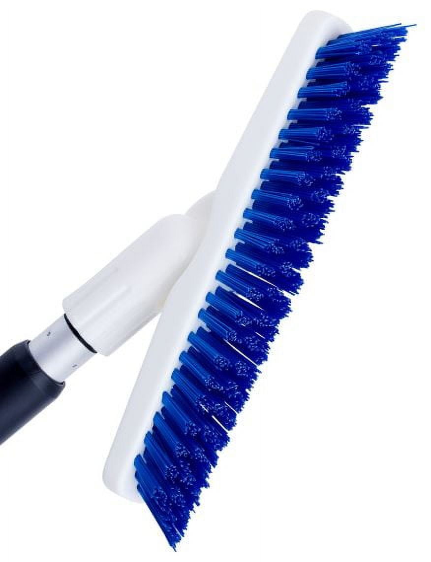 ITTAR Grout Brush & Scrub Brush Combo, Floor Scrubber Brush with Long  Handle, Multi-Purpose Stiff Bristles Cleaning Brushes Set for Tile, Grout,  Deck