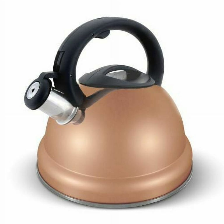 Tea Kettle Stovetop Whistling Kettle Teapot, Food Grade Stainless Steel  Teakettle for Stove Top with Heat Proof Ergonomic Handle, 3.1 Quart Tea Pot