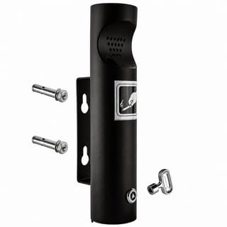 Elitra Wall Mounted Outdoor Smoking Station - Lockable Stainless Steel Cigarette Butt Receptacle with Secure Fire-Safe Disposal, Discreet Solution for Hotels, Offices & Designated Smoking Areas