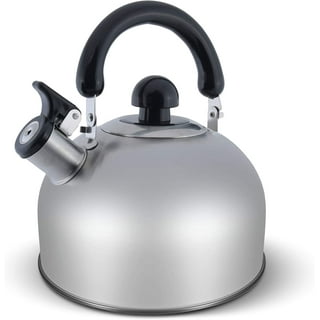 Dropship 2.1Quarts Stainless Steel Whistling Tea Kettle Stovetop Induction  Gas Teapot With Insulated Handle Camping Kitchen Office to Sell Online at a  Lower Price