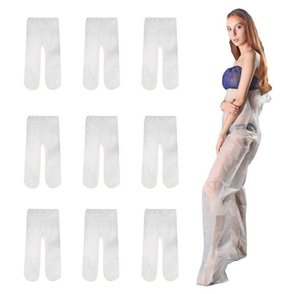 Elitzia Disposable Non-Woven Protective Long Pants Sanitary Yoga Sauna Pants for Spa Beauty & Medical Treatments Breathable Dustproof Tear-Resistant (Pack of 10)