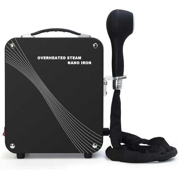 Elitzia Professional Nano Hair Steamer For Natural Black Hair Scalp Care Portable Handheld Blue Light Micro Mist Nano Steamer Adds Softness Shine For SPA Beauty Salon Shampoo Bowl Perm Dyeing ETD304