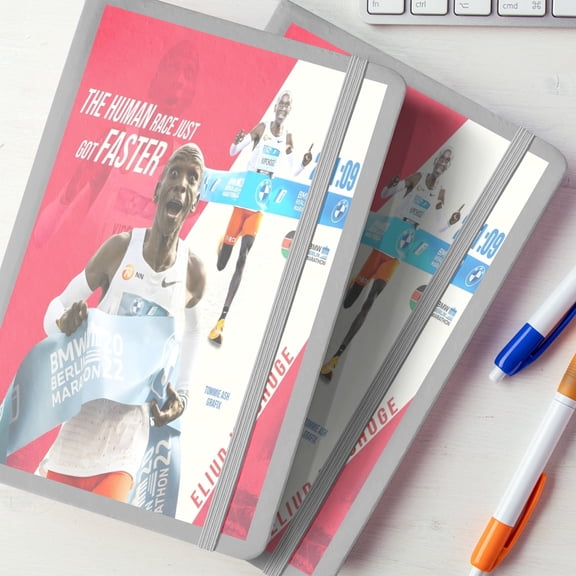 Eliud Kipchoge Custom Printed Notebook.