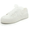 thumbnail image 1 of Elivandon 9996 Wedding Shoes Lace Bridal Sneakers 1.46" Platform Bride Tennis Shoes Sparkling Rhinestone Wedding Sneakers Color Ivory,Size 5 B(M) US/35 EU, 1 of 7