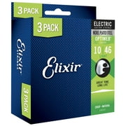Elixir 16552 Guitar Strings,OPTIWEB Coating, 3 Pack, Light .010-.046