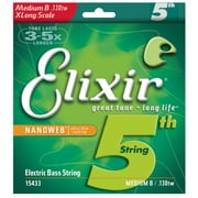 Elixir Strings Nanoweb Bass Medium/Extra Long Scale B String for 5 and 6 String .130tw