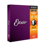 Elixir Strings Nanoweb Phosphor Bronze Light Gauge Acoustic Strings