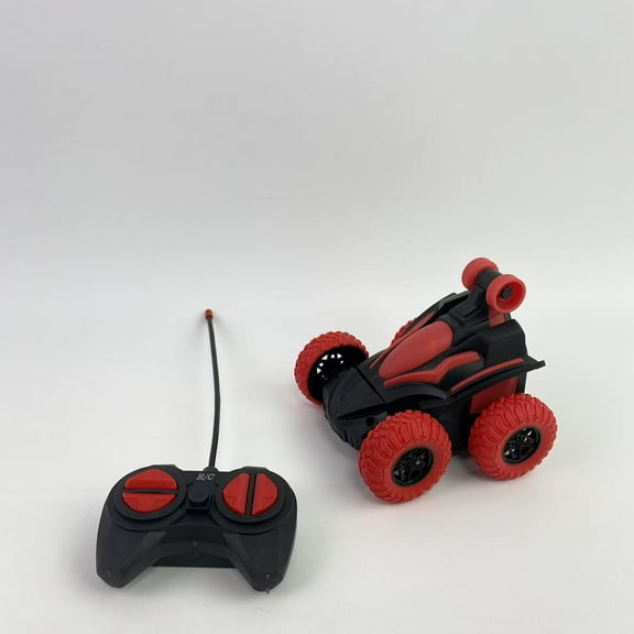 Elixra Radio-controlled toy vehicles,Remote Control Car, RC Cars with Spray, Light & Music, All Terrain Drift Stunt Car 360 Flips Rotating, RC Race Cars Toys (red)