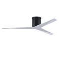 thumbnail image 1 of Eliza-H 3-blade ceiling mount paddle fan in Matte Black finish with gloss white ABS blades., 1 of 7
