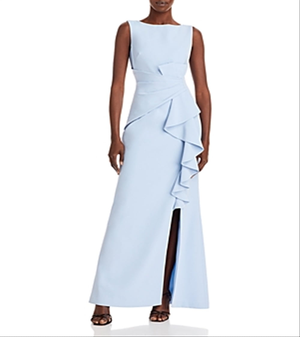 Eliza j top ruffle front gown
