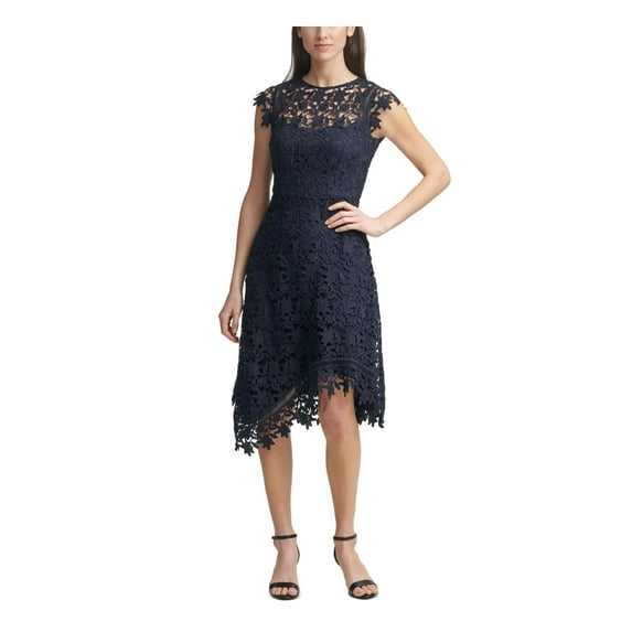 Eliza J Womens Asymmetric Cocktail And Party Dress
