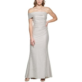 Eliza J Womens Metallic Embellished Evening Dress Walmart