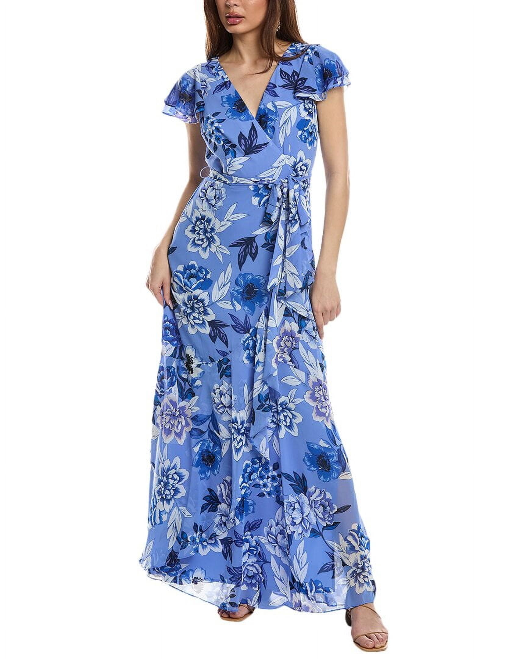 fabric maxi dress A Bit Extra Two Tone Cape Fabric Maxi Dress