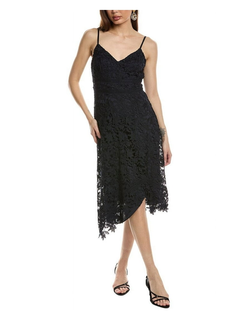 Eliza J womens Lace A-Line Dress, 2, Blue