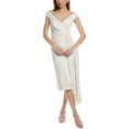 thumbnail image 1 of Eliza J womens  Off-The-Shoulder Lace Sheath Dress, 0, White, 1 of 3