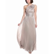 Eliza J womens Pleated Halter Gown, 4