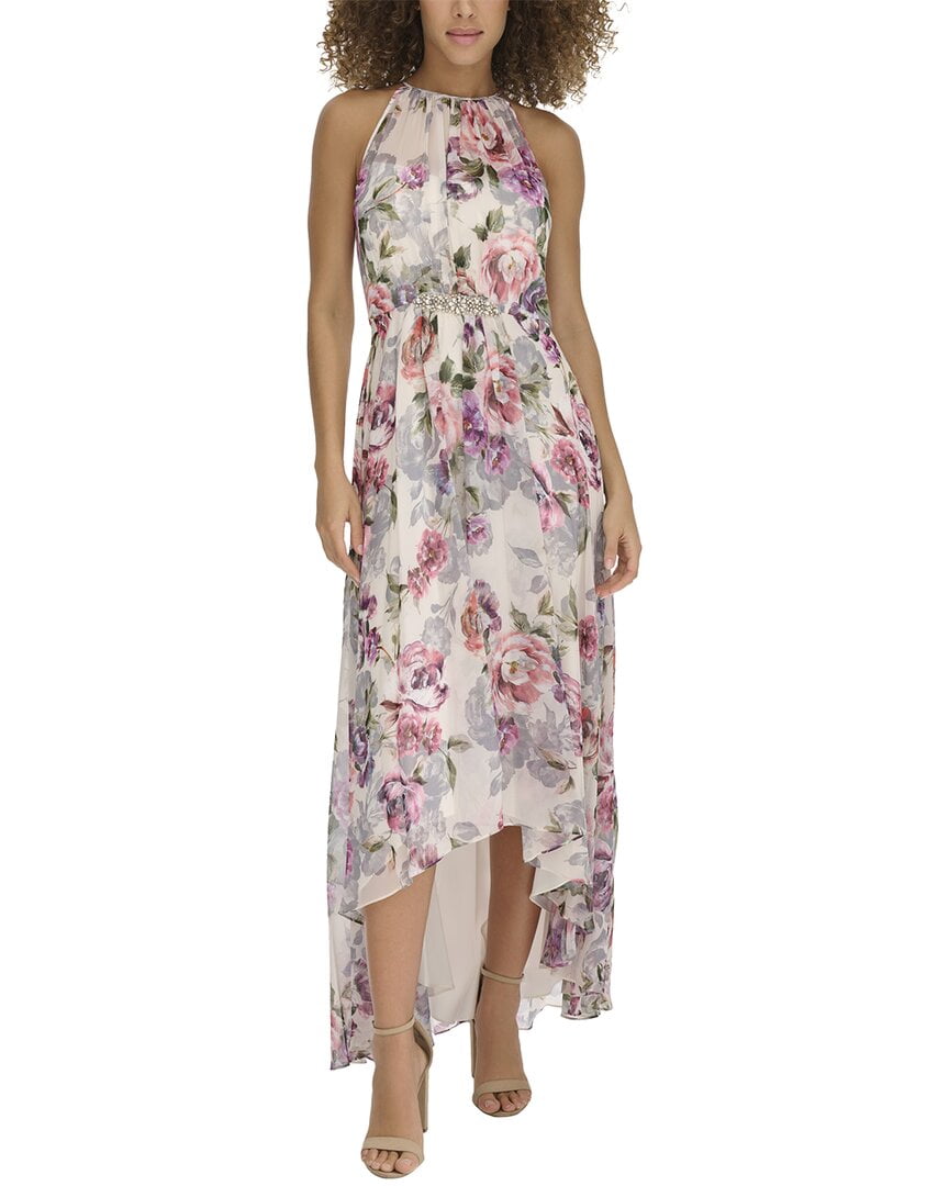 sachin and babi light blue dress Self-Portrait Embroidered Chiffon Tiered Mini