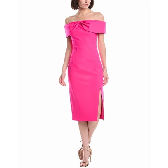 Eliza J womens Sleeveless Solid Midi Dress, 4