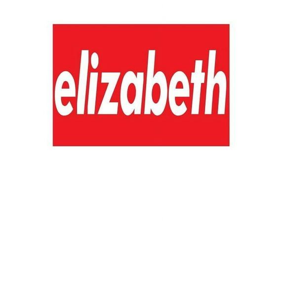 Elizabeth: 6x9 College Ruled Line Paper 150 Pages (Paperback)