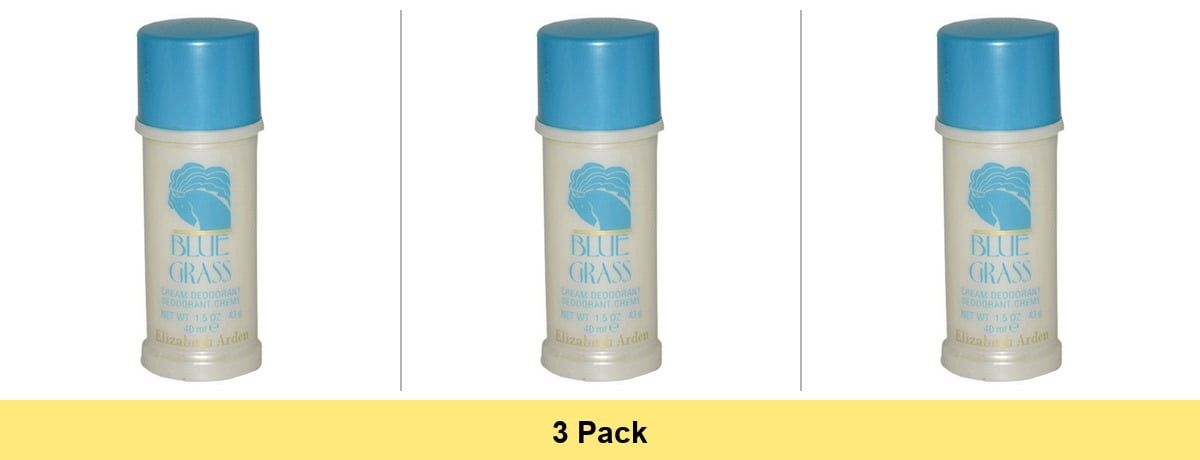 Elizabeth Arden Blue Grass Cream Deodorant for Women, 1.5 Oz - 3 Pack