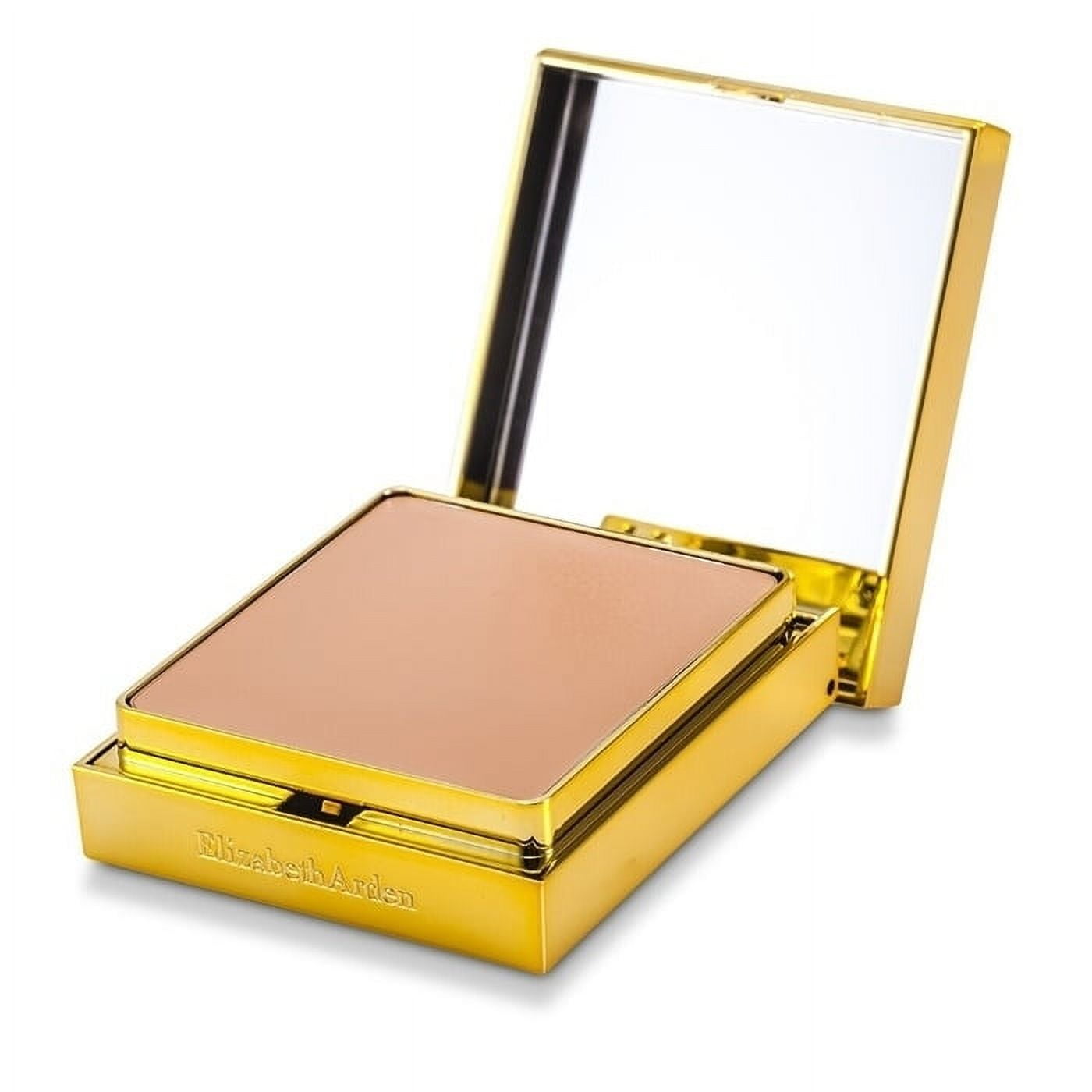 New Elizabeth Arden CREAM BEIGE & GOLD Train Cosmetic Makeup Case Top Handle