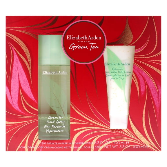 Elizabeth Arden Green Tea , 2 Pc Gift Set 3.3oz Scent Spray, 3.3oz Body Cream