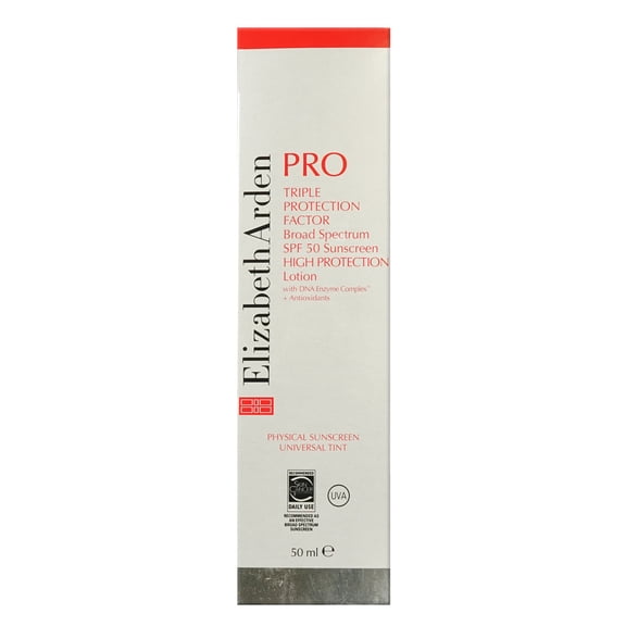 Elizabeth Arden Pro Triple Protection Factor SPF 50 Lotion Universale Tint All Skin Types 1.7 oz