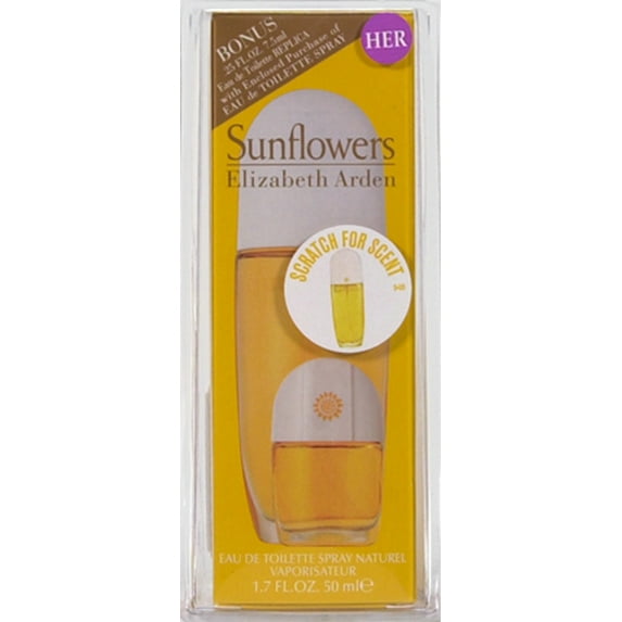 Elizabeth Arden Sunflowers Women's Eau de Toilette Spray with Bonus .25 Fl. Oz. Refill
