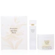 Elizabeth Arden White Tea , 2 Pc Gift Set 3.3oz EDT Spray, 13.5oz Body Cream