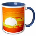 thumbnail image 1 of 3drose, Elizabeth Bay Isabela Island Galapagos, 11oz Two-tone Blue Mug, 1 of 6