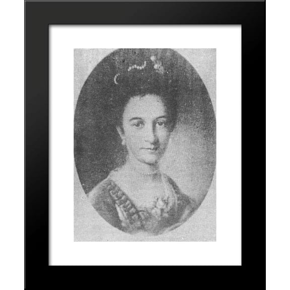 Elizabeth Calvert 20x24 Framed Art Print by Benjamin West