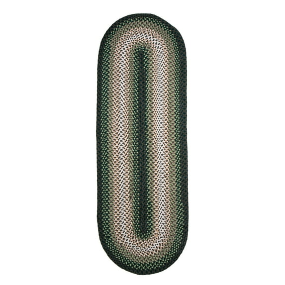 Elizabeth Country Green Area Rug 2' x 6' Runner