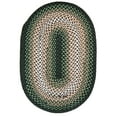 thumbnail image 1 of Elizabeth Country Green Area Rug 3' x 5' Oval, 1 of 5