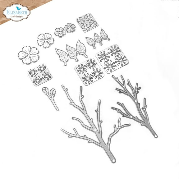 Elizabeth Craft Metal Dies-Cherry Blossom