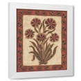 thumbnail image 1 of Elizabeth David 26x32 White Modern Wood Framed Wall Art Titled - Global Flowers I, 1 of 5