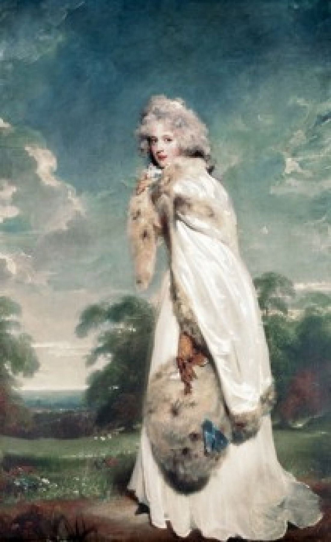 Elizabeth Farren Countess of Derby by Thomas Lawrence 1769-1830 USA New York Metropolitan Museum of Art Canvas Art - Thomas Lawrence (24 x 36)
