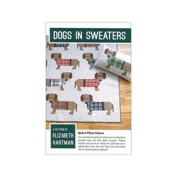 Elizabeth Hartman Dogs In Sweaters Ptrn