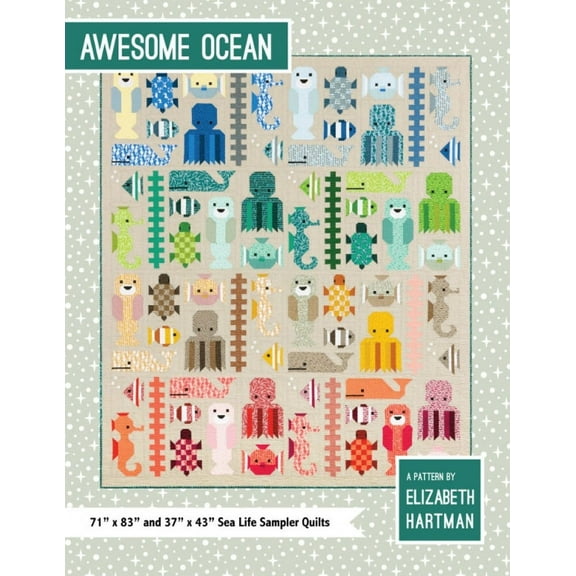 Elizabeth Hartman Quilting Pattern Awesome Ocean Quilts