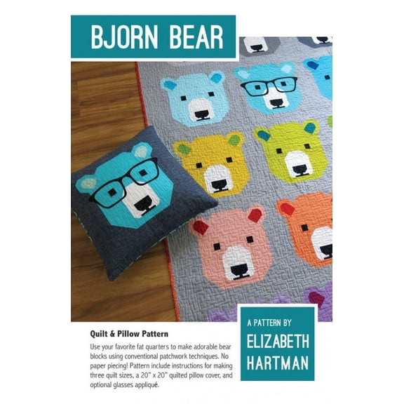 Elizabeth Hartman Quilting Pattern Bjorn Bear Quilts