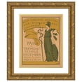 thumbnail image 1 of Elizabeth Howard Bartol 12x14 Gold Ornate Wood Frame and Double Matted Museum Art Print Titled - New England Hospital for Women and Children Fair at Tremont Temple (1896), 1 of 4