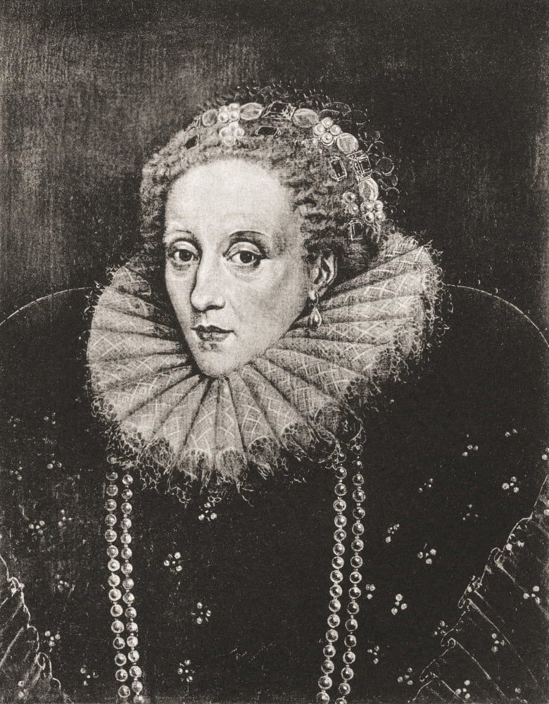 Elizabeth I 1533 Canvas Art - Ken Welsh Design Pics (12 x 16)