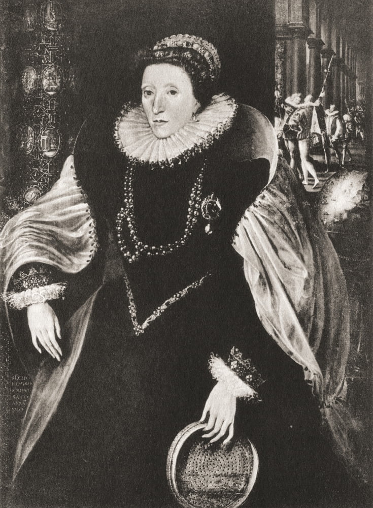 Elizabeth I 1533 Canvas Art - Ken Welsh Design Pics (22 x 32)