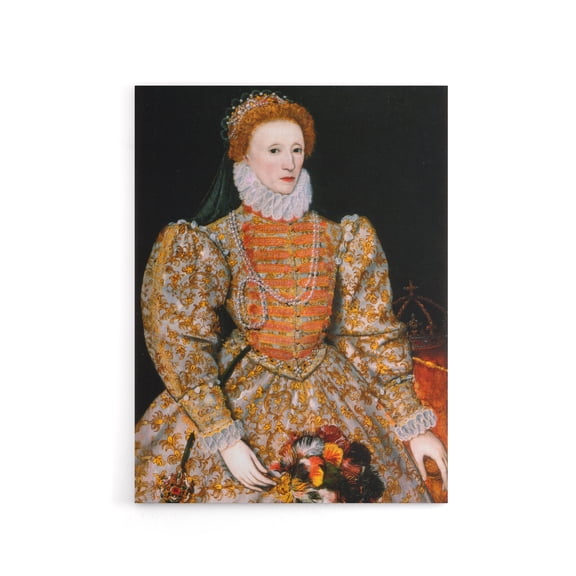 Elizabeth I Queen of England and Ireland Canvas Wall Art Print 12X16"