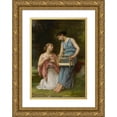 thumbnail image 1 of Elizabeth Jane Gardner Bouguereau 11x14 Gold Ornate Wood Frame and Double Matted Museum Art Print Titled - La Captive, 1 of 4