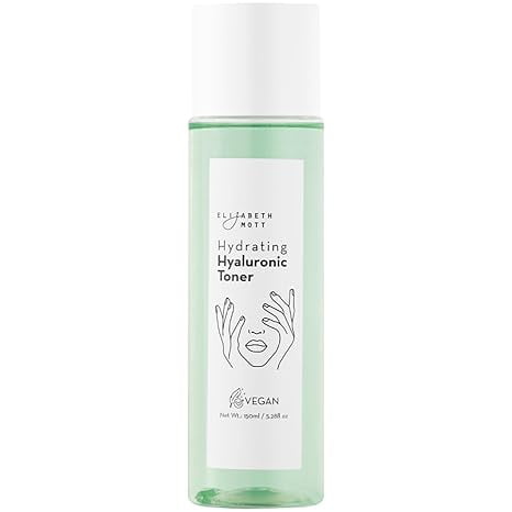 Elizabeth Mott Hydrating Hyaluronic Acid Face Toner | Moisturizing Toners for Hydration Made with Traditional Korean Ingredients | Vegan and Cruelty-Free