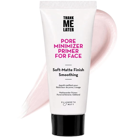 Elizabeth Mott Thank Me Later Gels Foundation Primer for Oily Skin, Brightening, Lightweight, 1.05 Ounce